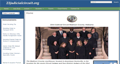 Desktop Screenshot of 23judicialcircuit.org